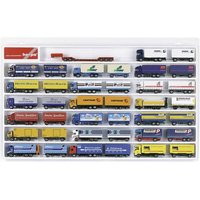 Schaukasten, Vitrine für Sammler für Hängerzüge (überbreit), weiß (70cm x 45cm x 3,5cm) von Herpa Miniaturmodelle GmbH