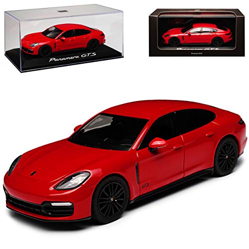 Porsche Panmera GTS Rot G2 2. Generation Ab 2016 1/43 Herpa Modell Auto mit individiuellem Wunschkennzeichen von Herpa Porsche