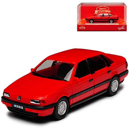 Volkwagen Passat B3 Limousine Rot 1988-1993 H0 1/87 Herpa Modell Auto mit individiuellem Wunschkennzeichen Volkwagen Passat B3 Limousine Rot 1988-1993 H0 1/87 Herpa Modell Auto mit individiuellem Wunschkennzeichen von Herpa VW