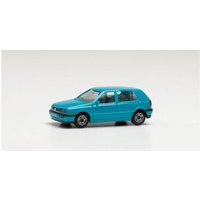 HERPA 012355-009 1:87 MiniKit: VW Golf III 4-türig, blautürkis von Herpa