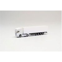 HERPA 013802 1:160 HERPA Minikit Scania R TL Koffer-Sattelzug, weiß von Herpa