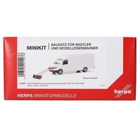 HERPA 014076 1:87 MiniKit MAN TGE/Volkswagen (VW) Crafter Paketverteilfahrzeug, weiß von Herpa