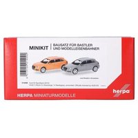HERPA 014090 1:87 MiniKit Audi A3 Sportback (2012) Glutorange und Nardograu, 2 Stück von Herpa