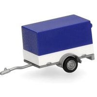 HERPA 051576-006 1:87 Zubehör: PKW Planenanhänger 1-achs, blau/weiß HERPA 051576-006 1:87 Zubehör: PKW Planenanhänger 1-achs, blau/weiß von Herpa