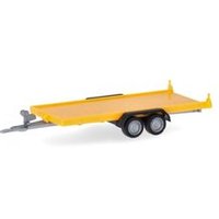 HERPA 052450-003 1:87 PKW-Transportanhänger 2-achs, gelb HERPA 052450-003 1:87 PKW-Transportanhänger 2-achs, gelb von Herpa