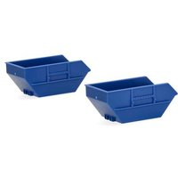 HERPA 054676 1:87 Absetzmulde klein (2 Stück), blau von Herpa
