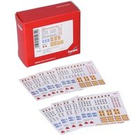 HERPA 054829 1:87 Zubehör: Aufkleberbögen mit diversen Warntafeln (10 Stück) von Herpa