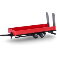 HERPA 076913-002 1:87 LKW Tiefladetandemanhänger mit Auffahrrampen 2achs, rot HERPA 076913-002 1:87 LKW Tiefladetandemanhänger mit Auffahrrampen 2achs, rot von Herpa