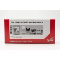 HERPA 085687 1:87 Teileservice Fahrerhaus Scania CR 20 HD mit Windleitblechen und Dachspoiler, 2 Stück HERPA 085687 1:87 Teileservice Fahrerhaus Scania CR 20 HD mit Windleitblechen und Dachspoiler, 2 Stück von Herpa