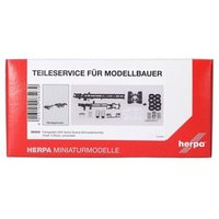 HERPA 085939 1:87 Teileservice Fahrgestell 3achs Scania Schweden, (2 Stück) von Herpa