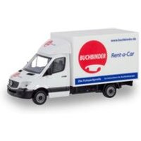 HERPA 094702 1:87 Mercedes-Benz Sprinter Koffer-LKW "Buchbinder Autovermietung" von Herpa