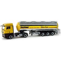 HERPA 158220 1:87 MAN TGX XLX Lebensmittelchromtank-Sattelzug "Hellmi / HZR" HERPA 158220 1:87 MAN TGX XLX Lebensmittelchromtank-Sattelzug "Hellmi / HZR" von Herpa