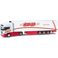 HERPA 302654 1:87 Scania R Streamline Topline Kühlkoffer-Sattelzug "Röhlich" von Herpa
