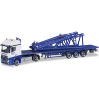 HERPA 304955 1:87 Mercedes-Benz Actros Bigspace Flachbett-Sattelzug mit Derrick Kopfstück "Wasel" HERPA 304955 1:87 Mercedes-Benz Actros Bigspace Flachbett-Sattelzug mit Derrick Kopfstück "Wasel" von Herpa