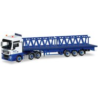 HERPA 306928 1:87 MAN TGX XLX Euro 6c Flachbett Sattelzug mit 2 Turmteilen LR 1600/2 "Wasel" HERPA 306928 1:87 MAN TGX XLX Euro 6c Flachbett Sattelzug mit 2 Turmteilen LR 1600/2 "Wasel" von Herpa