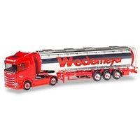 HERPA 310079 1:87 Scania CS 20 Niederdach Chromtank-Sattelzug "Wedemeyer" HERPA 310079 1:87 Scania CS 20 Niederdach Chromtank-Sattelzug "Wedemeyer" von Herpa