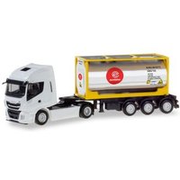 HERPA 310604 1:87 Iveco Stralis XP Chromtankcontainer-Sattelzug "Eurotrainer" HERPA 310604 1:87 Iveco Stralis XP Chromtankcontainer-Sattelzug "Eurotrainer" von Herpa