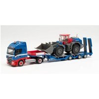 HERPA 312851 1:87 Iveco Stralis NP Goldhofer Allrounder-Sattelzug mit Liebherr Radlader "Riwatrans" HERPA 312851 1:87 Iveco Stralis NP Goldhofer Allrounder-Sattelzug mit Liebherr Radlader "Riwatrans" von Herpa