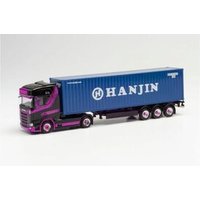 HERPA 313155 1:87 Scania CS 20 HD 40 ft. HC Container-Sattelzug „Hart/Hanjin“ HERPA 313155 1:87 Scania CS 20 HD 40 ft. HC Container-Sattelzug „Hart/Hanjin“ von Herpa