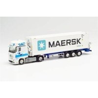 HERPA 313384 1:87 Mercedes-Benz Actros Gigaspace Seitenlader-Sattelzug „GDH / Maersk“ HERPA 313384 1:87 Mercedes-Benz Actros Gigaspace Seitenlader-Sattelzug „GDH / Maersk“ von Herpa