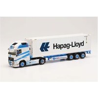 HERPA 314848 1:87 Volvo FH Gl. XL Container-Sattelzug „Wiek / Hapag Lloyd“ von Herpa