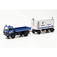 HERPA 315050 1:87 Mercedes-Benz SK `88 Kipper mit Anhänger und Stromaggregat „THW Freising“ HERPA 315050 1:87 Mercedes-Benz SK `88 Kipper mit Anhänger und Stromaggregat „THW Freising“ von Herpa