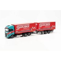 HERPA 316675 1:87 Iveco S-Way Wechselkoffer-Hängerzug "Gruber Logistics" (Italien/Bozen) von Herpa
