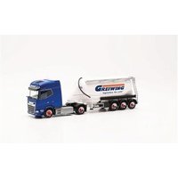 HERPA 316811 1:87 DAF XG+ Eutersilo-Sattelzug "Greiwing" (Nordrhein-Westfalen/Duisburg) von Herpa