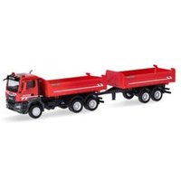 HERPA 317498 1:87 MAN TGS NN Baukipper-Hängerzug "Kutter" von Herpa