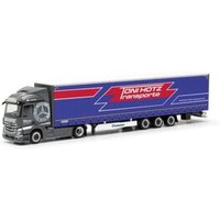 HERPA 317573 1:87 Mercedes-Benz Actros Streamspace 2.3 15m Lowliner-Sattelzug "Toni Hotz" von Herpa