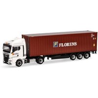 HERPA 318228 1:87 MAN TGX GM Container-Sattelzug "Schmid/Florens" HERPA 318228 1:87 MAN TGX GM Container-Sattelzug "Schmid/Florens" von Herpa