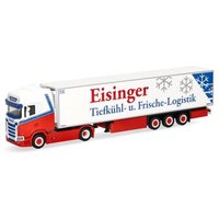 HERPA 318594 1:87 Scania CS 20 HD Kühlkoffer-Sattelzug "Eisinger" von Herpa