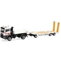 HERPA 318730 1:87 MAN TGS NN Dreiseitenkipper mit Kran und TU3-Anhänger "Strabag" von Herpa