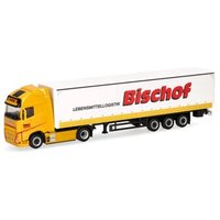 HERPA 319348 1:87 Volvo FH GL XL electric Gardinenplanen-Sattelzug mit Bordwänden "Bischof" HERPA 319348 1:87 Volvo FH GL XL electric Gardinenplanen-Sattelzug mit Bordwänden "Bischof" von Herpa