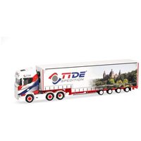 HERPA 319645 1:87 Scania CS 20 HD (6x2) Volumen-Sattelzug "TiDe Spedition" von Herpa