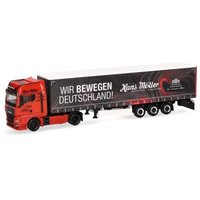 HERPA 319669 1:87 MAN TGX GX Gardinenplanen-Sattelzug "Hans Möller / Wir bewegen Deutschland" HERPA 319669 1:87 MAN TGX GX Gardinenplanen-Sattelzug "Hans Möller / Wir bewegen Deutschland" von Herpa