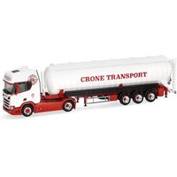 HERPA 319904 1:87 Scania CR 20 HD Saugsilo-Sattelzug "Crone Handel und Transport" von Herpa