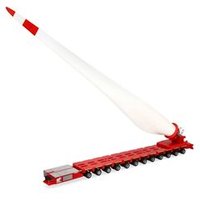 HERPA 320054 1:87 Flügeltransport Goldhofer FTV 300 mit Windradflügel "Mammoet" von Herpa