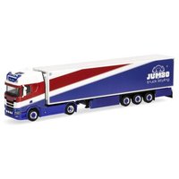 HERPA 320399 1:87 Scania CS 20 HD Kühlkoffer-Sattelzug "Heide Logistik/Jumbo Fischer" von Herpa