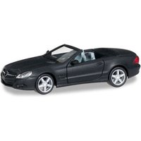 HERPA 38461 1:87 Mercedes-Benz SL-Klasse, mattschwarz mit Chromfelgen mattschwarz HERPA 38461 1:87 Mercedes-Benz SL-Klasse, mattschwarz mit Chromfelgen mattschwarz von Herpa