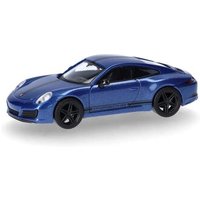 HERPA 430418-002 1:87 Porsche 911 (991) Carrera 4 S, saphirblau von Herpa