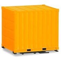 HERPA 53594-002 1:87 Aufbau 10 ft. Container mit Grundplatte, gelb, 2 Stück HERPA 53594-002 1:87 Aufbau 10 ft. Container mit Grundplatte, gelb, 2 Stück von Herpa