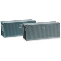 HERPA 53600 1:87 Zubehör Baucontainer, betongrau (2 Stück HERPA 53600 1:87 Zubehör Baucontainer, betongrau (2 Stück von Herpa