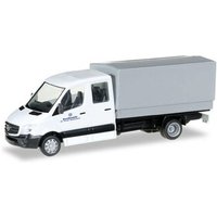 HERPA 700665 1:87 Mercedes-Benz Sprinter Doppelkabine mit Plane "Bundeswehr" von Herpa