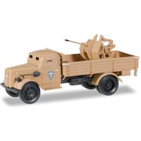 HERPA 745789 1:87 Opel Blitz LKW gepanzert mit 20mm Kanone von Herpa