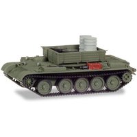 HERPA 745895 1:87 Werkstattpanzer T-54 mit Ladung Fässer / Laufwerke von Herpa
