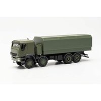 HERPA 746915 1:87 Iveco Trakker 8x8 geschützt Pritschen-LKW, undekoriert von Herpa