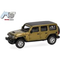 HERPA 87MC000014 MicroCity 1:87 Jeep Wrangler, grün (ab 2017) von Herpa