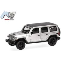HERPA 87MC000027 MicroCity 1:87 Jeep Wrangler, silber (ab 2017) von Herpa