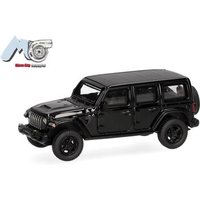 HERPA 87MC000028 MicroCity 1:87 Jeep Wrangler, schwarz (ab 2017) von Herpa